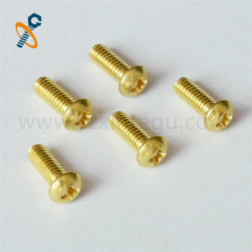 Copper round head cross recessed bolts