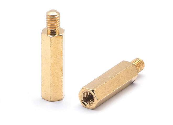 Brass Hexagonal Isolation Column