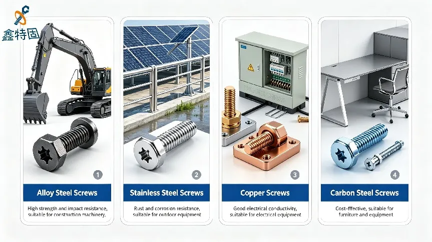 in-depth-analysis-of-screw-materials-choose-the-right-material-to-lay-a-solid-foundation-for-long-te in-depth-analysis-of-screw-materials-choose-the-right-material-to-lay-a-solid-foundation-for-long-te